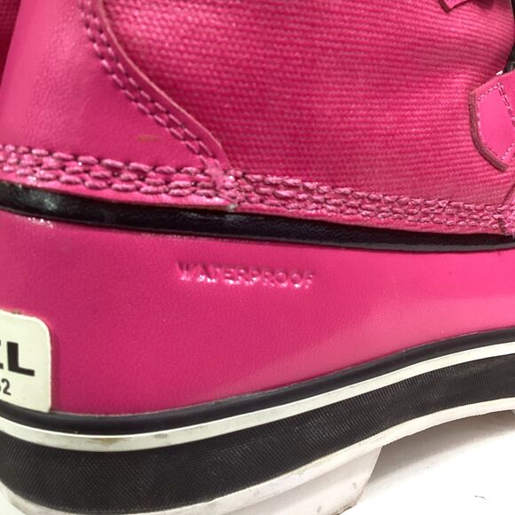 Sorel Trivoli II Duck Boots-Women's Sz 9 Pink Waterproof Rain/Winter- NL1691-614 - Picture 6 of 12